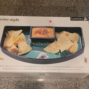 Luminarc Casino Night Chip and Dip Set